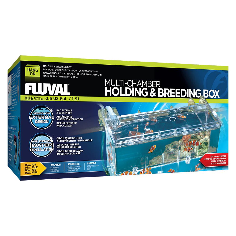 Fluval Hang-On Breeding Box - Small Fish Breeding & Nursery Tank for Aquariums | Perfect for Guppies, Bettas & Livebearers | Easy to Install & Maintain