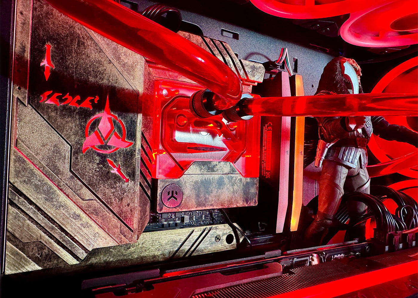 Geek Machine™ XL Star Trek Klingon Edition Gaming PC - High Performance Computer for Trekkies & Gamers | Perfect for Sci-Fi Gaming, Streaming & Collectors