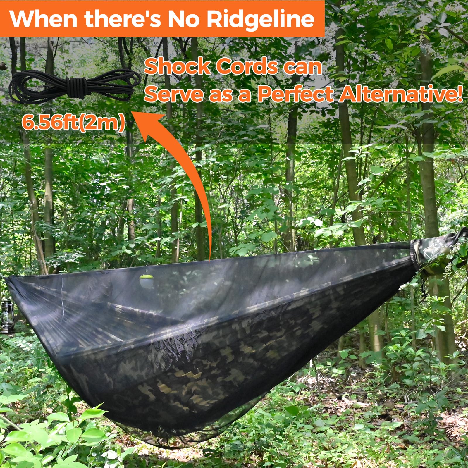 OneWind Single & Double Camping Hammock with Mosquito Net - 360° Bug Protection for Outdoor Adventures, Backpacking, Hiking and Beach Relaxation - Lightweight Portable Hammock with Easy Setup