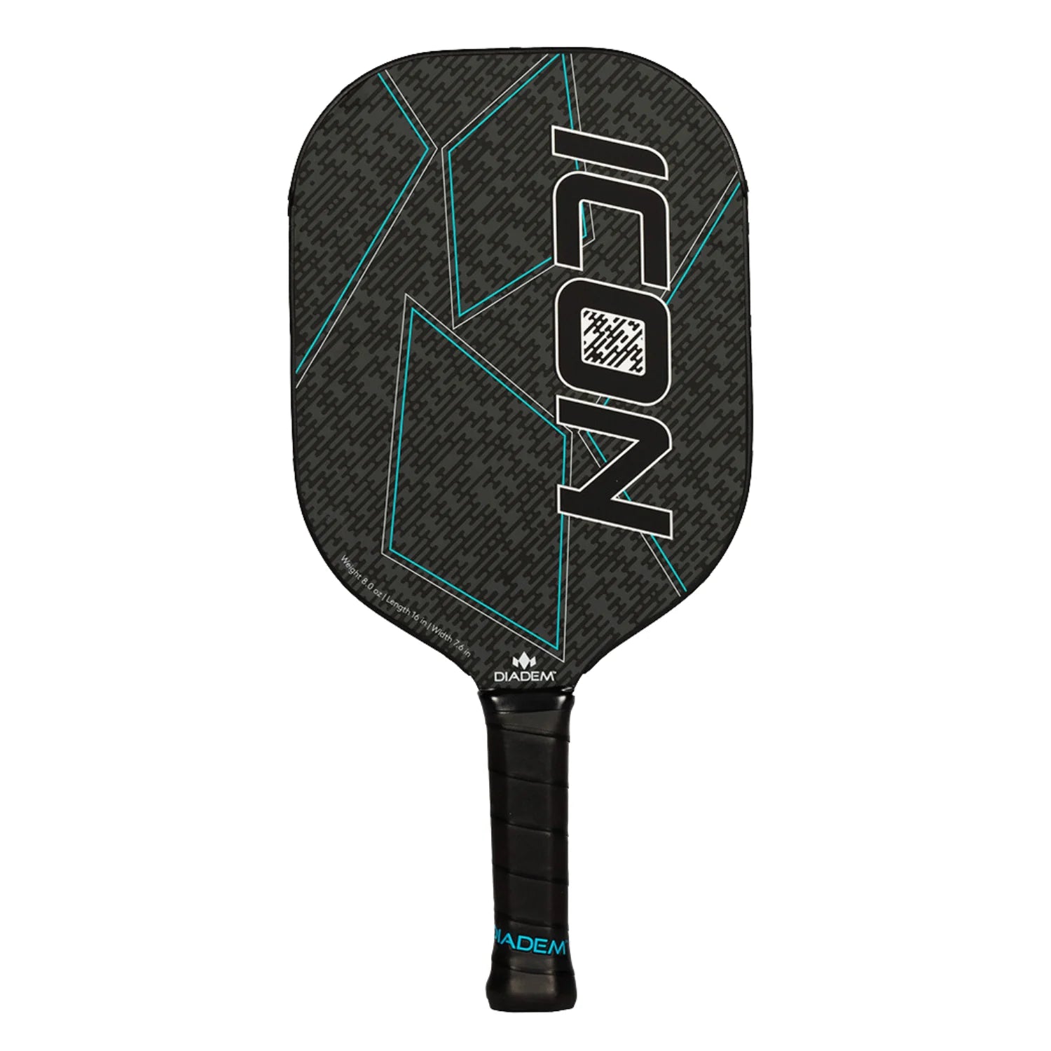 Diadem Icon Lite Weight Pickleball Paddle - Lightweight Carbon Fiber Paddle for Competitive Play - Perfect for Tournaments, Recreational Games & Outdoor Sports