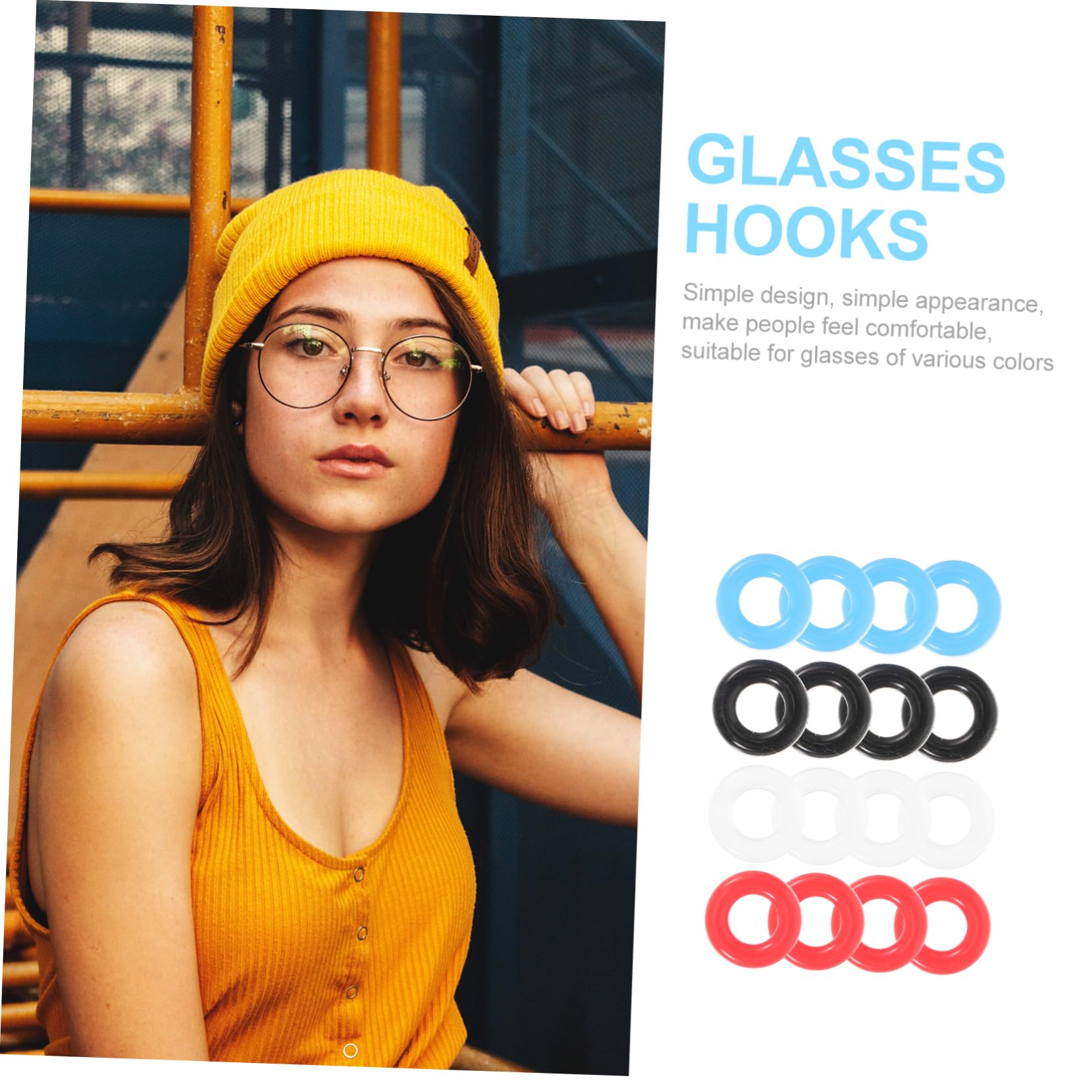 Non-Slip Glasses Grips - 32 Pairs Anti-Slip Eyewear Accessories for Sports & Reading