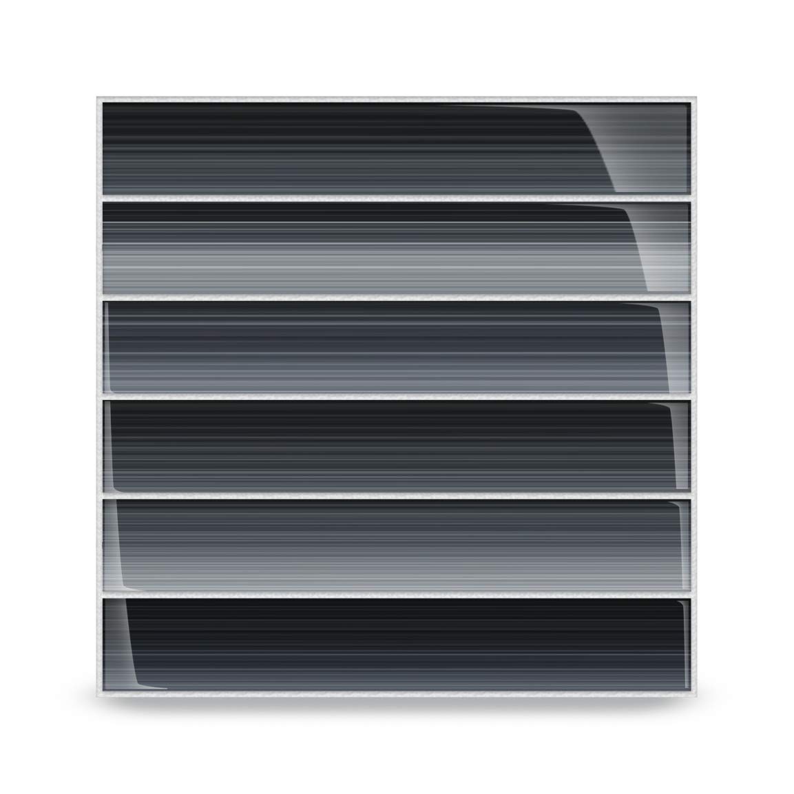 Bodesi 2x12 Glass Subway Tile - Elegant Kitchen Backsplash & Bathroom Wall Tile for Modern Home Decor | Perfect for Shower Walls, Kitchen Splashbacks & Interior Design Projects