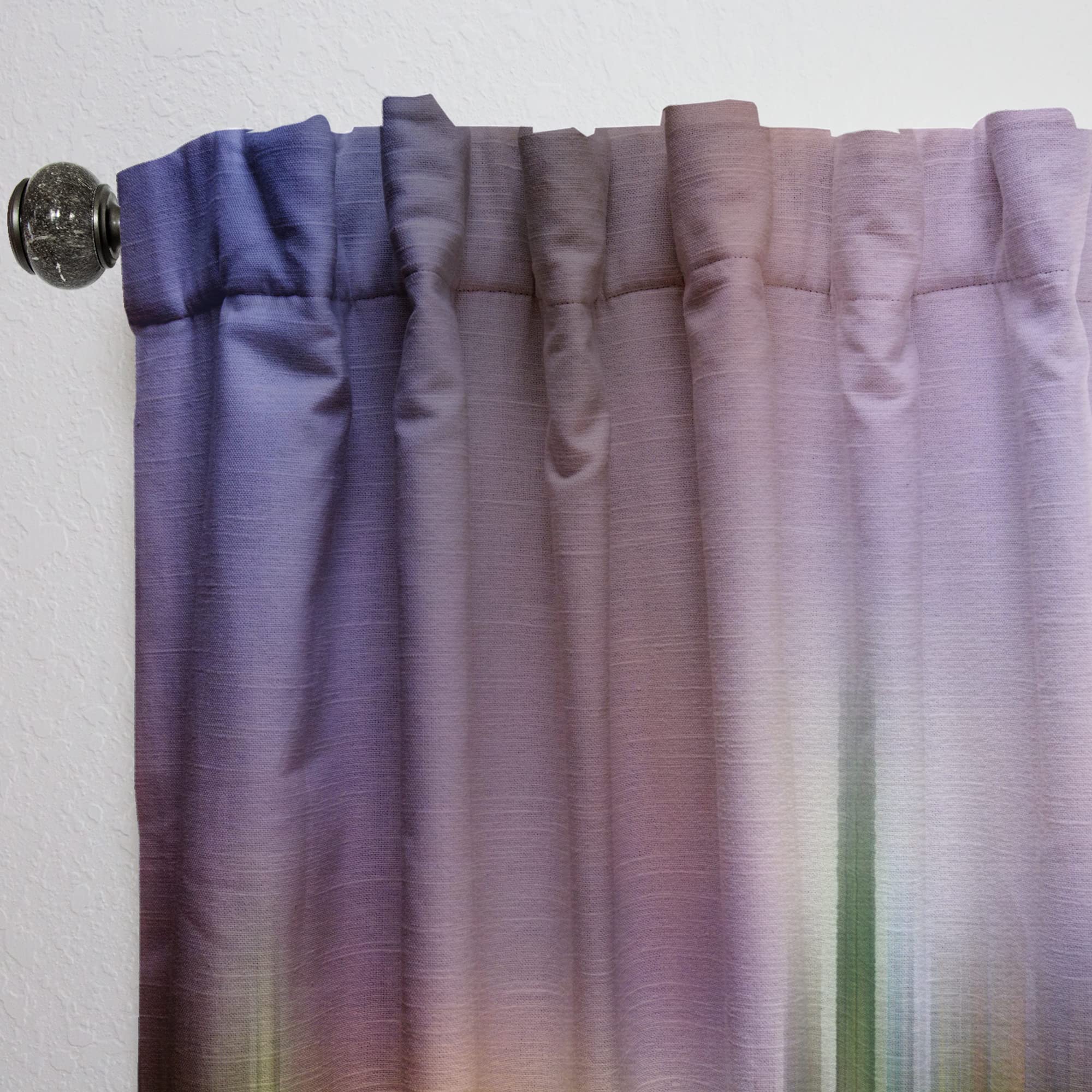 DesignQ Thermal Insulated Blackout Curtains - Hong Kong Skyline Twilight Scene - 52x95 Inch Single Panel for Bedroom & Living Room - Perfect for Home Decor, Privacy & Light Control