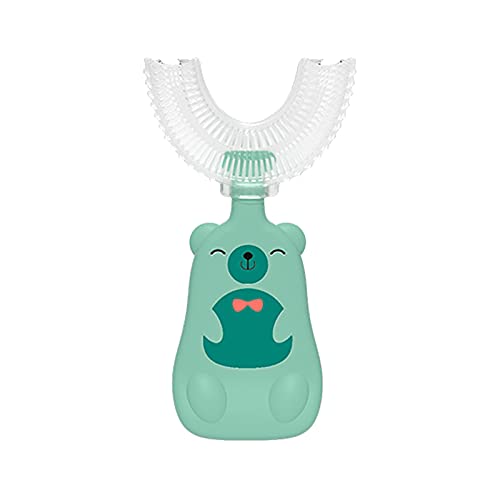 Kids U-Shaped Toothbrush - Soft Silicone Manual Training Toothbrush for Toddlers | Food-Grade 360° Teeth Cleaning Tool | Perfect for Early Oral Care & Brushing Practice at Home
