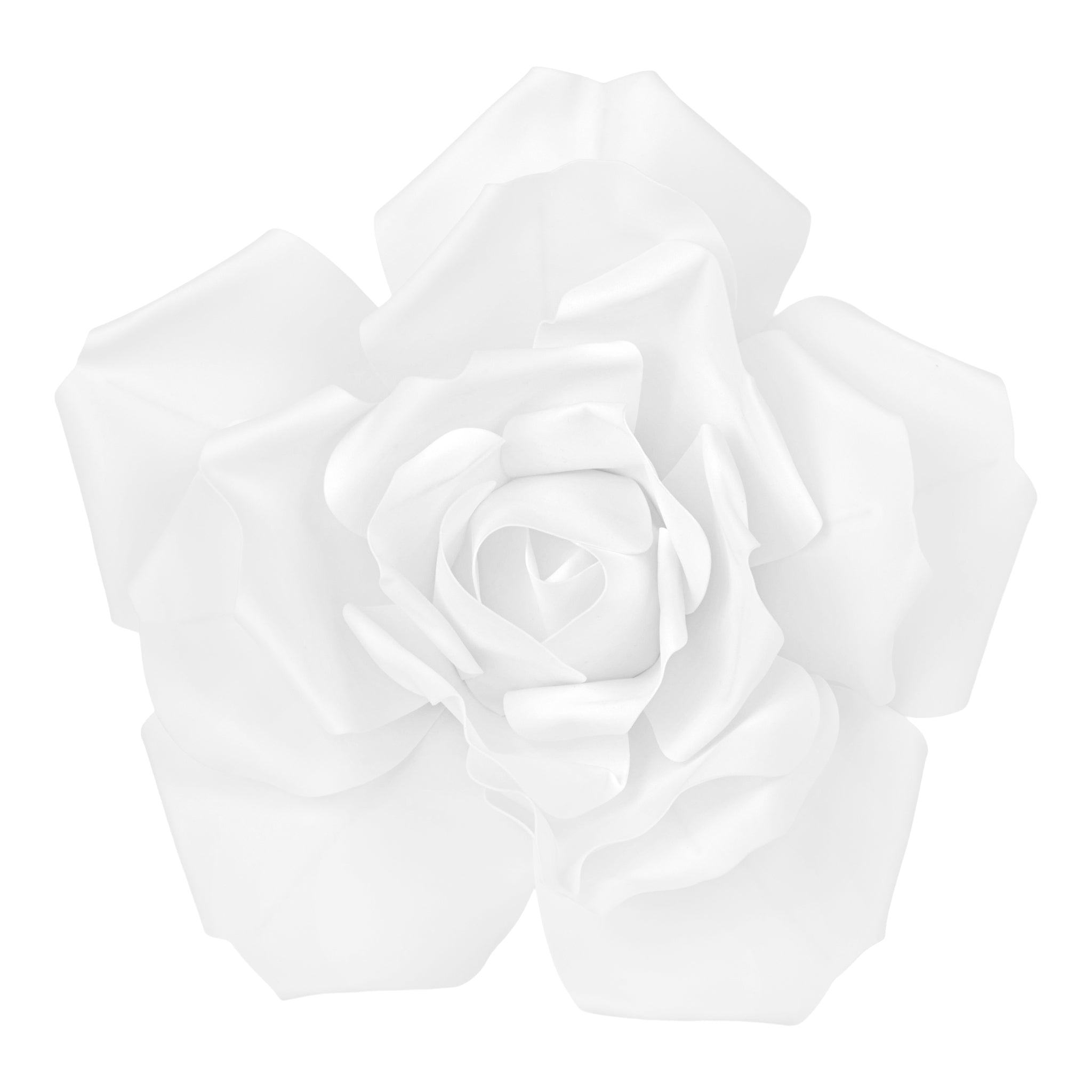50cm Large White Foam Rose Wall Decor - Perfect for Wedding, Home, and Party Decoration