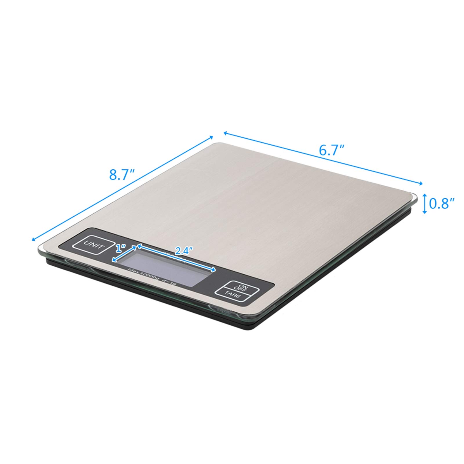 Precision Digital Kitchen Scale for Baking & Cooking - Lightweight, Durable Food Scale with LCD Display | Perfect for Measuring Ingredients, Portion Control & Meal Prep
