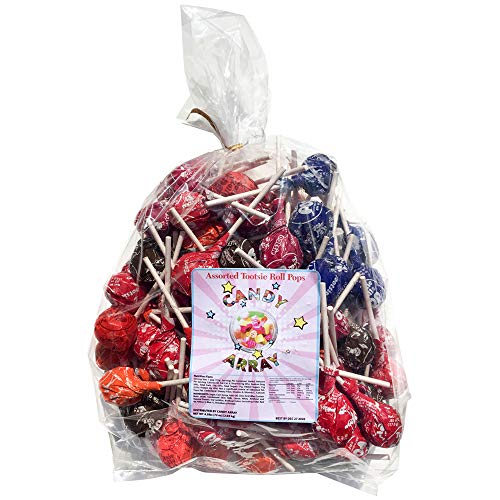 Tootsie Pops Assorted Flavors Bulk Lollipops - 5lb Pack of Hard Candy Suckers for Kids & Adults | Party Favors, Halloween Treats, Pinata Fillers & Office Snacks