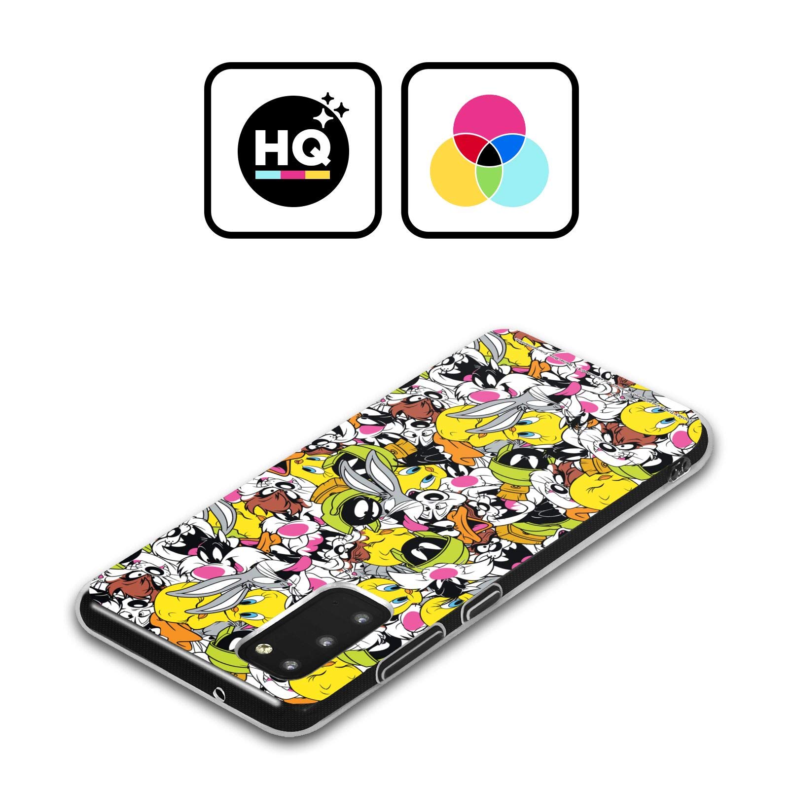Head Case Designs Officially Licensed Looney Tunes Soft Gel Case for Samsung Galaxy S21 5G - Durable Protection with Fun Cartoon Patterns for Everyday Use