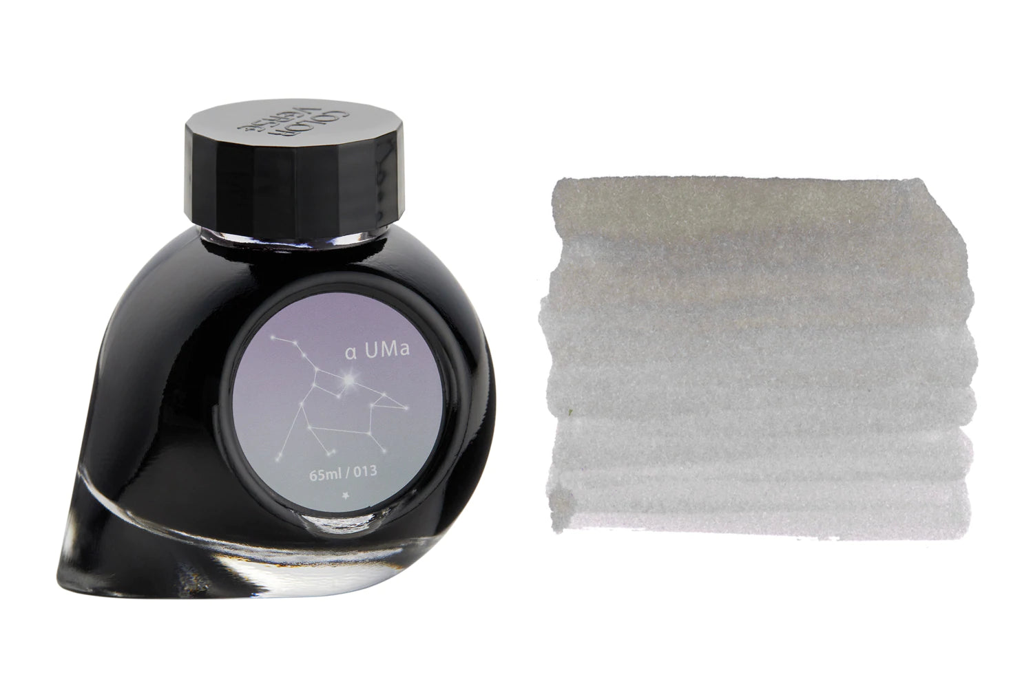 Colorverse UMa Fountain Pen Ink - 65ml Bottle for Writing, Calligraphy & Journaling - Premium Blue-Black Ink for Dip Pens & Ink Art
