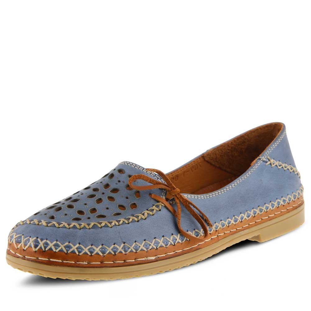 Spring Step Women's Sideway Loafer Flat - Comfortable Slip-On Shoes for Work, Office & Casual Wear | Breathable & Lightweight Walking Shoes for Women
