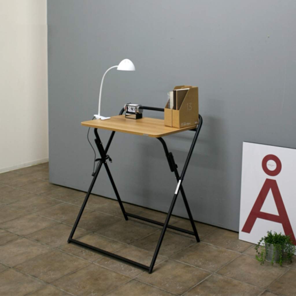 Foldable Computer Desk - No Assembly Required, Portable Study Desk for Adults & Kids (60x40x72cm, 80x48x72cm) - Perfect for Home Office, Dorm Room & Small Spaces
