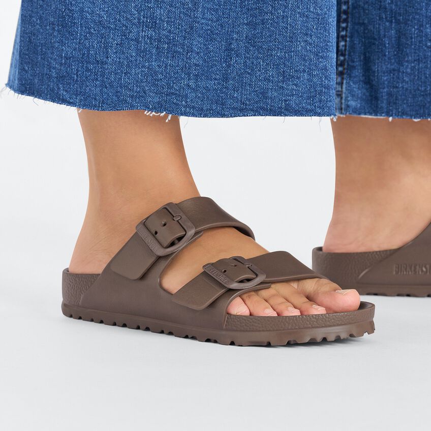 Birkenstock Arizona EVA Sandals in Roast Brown - Comfortable & Lightweight for Beach, Pool & Summer Outings