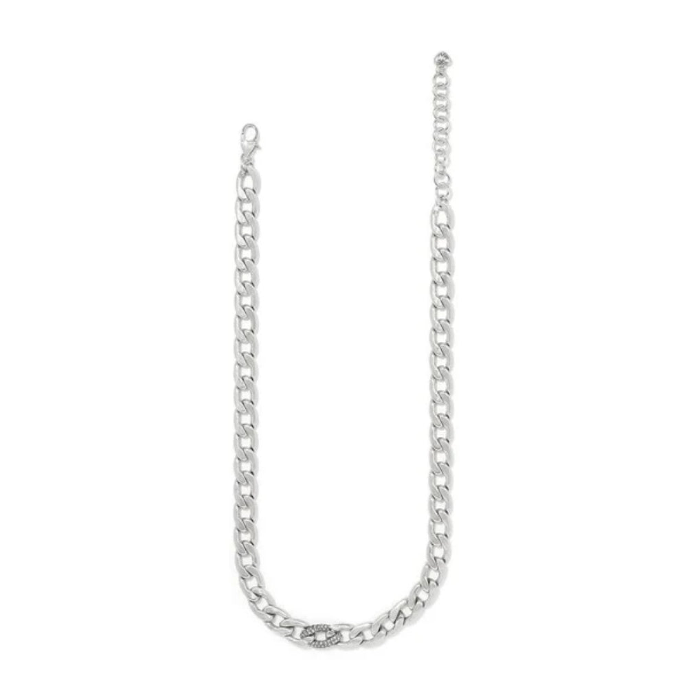 Brighton Cleo Pave Pink Crystal Necklace - Elegant Rose Gold Jewelry for Women, Perfect for Valentine's Day Gifts, Anniversary Presents & Special Occasions