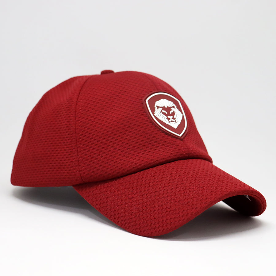 VT Shield Future Looks Bright Burgundy Performance Hat with Velcro Closure - Perfect for Running, Golf, and Outdoor Sports