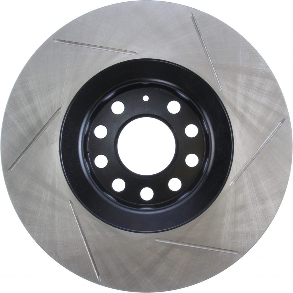 StopTech Slotted Brake Rotor Front Driver Side for 2001-2005 Audi Allroad Quattro | 126.33096SL | High-Performance Braking for Street & Track Use