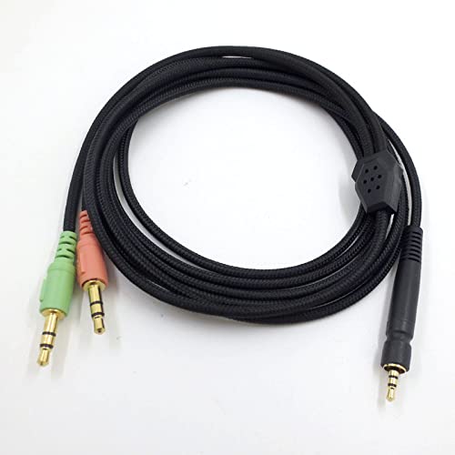Alitutumao Replacement Aux Cable for Sennheiser Gaming Headsets - Compatible with Game ONE, Game Zero, PC 373D, GSP 350, GSP 500, GSP 600 - Works with Xbox One, PS4, PC & Smartphones - Perfect for Gaming, Music & Online Meetings
