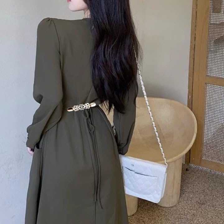 2 Pack Dress Back Cinch Clips for Women - Sweater Shirt & Shawl Waist Cincher Clips | Perfect for Layering Outfits, Cardigans & Formal Dresses