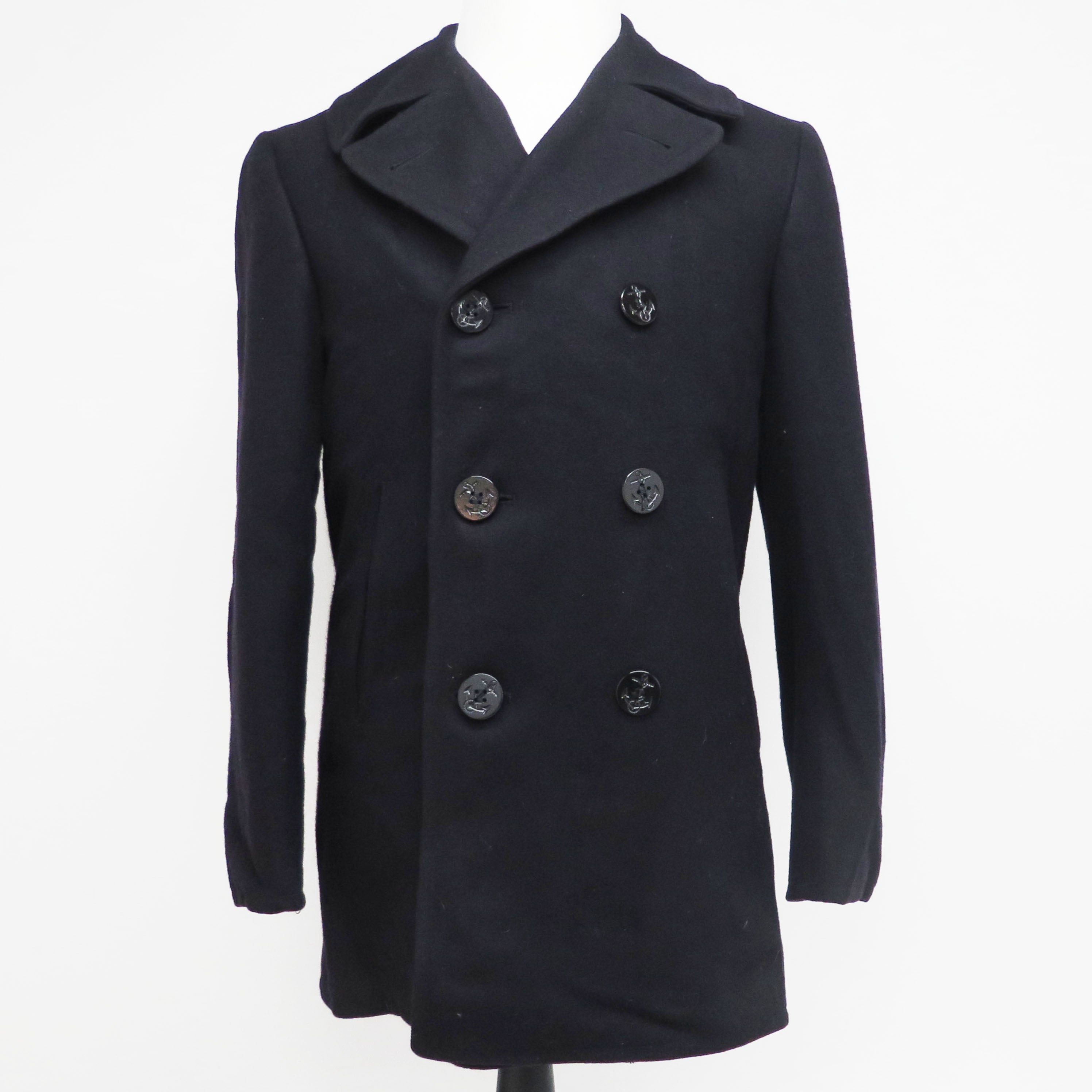 US Navy Peacoat Melton Wool Vintage 1973 - Size 38R - Classic Military Outerwear for Men | Perfect for Winter, Formal Events & Navy Style Fashion