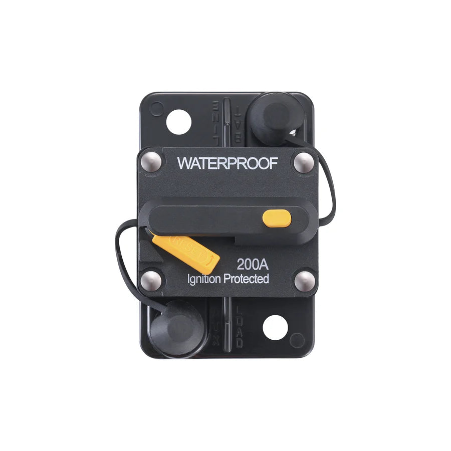 Rich Solar 30A 250A Single Pole Thermal Waterproof Circuit Breakers - Ideal for Solar Panels, RV, Marine & Off-Grid Power Systems