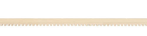 Factory Direct Craft Small Dental Molding - Miniature Doll House Trim for DIY Crafts, Home Decor & Model Making | Perfect for Miniature Scenes, Dollhouse Renovations & Craft Projects
