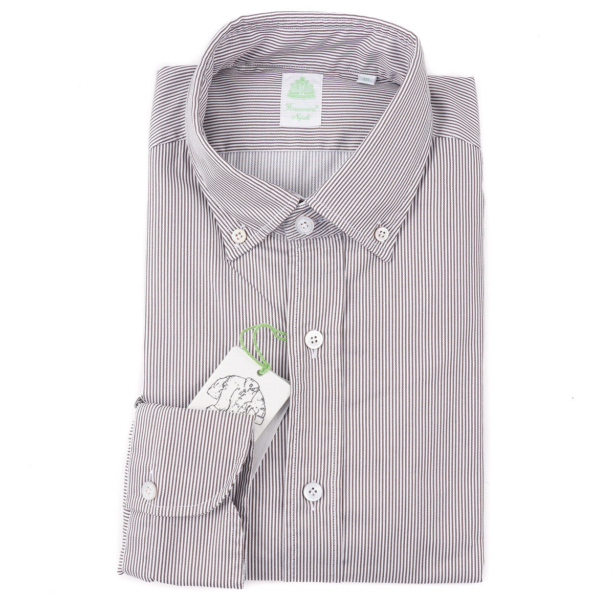 Finamore Slim Fit Cotton Dress Shirt for Men | Premium Business & Formal Wear | Office, Wedding & Special Occasions