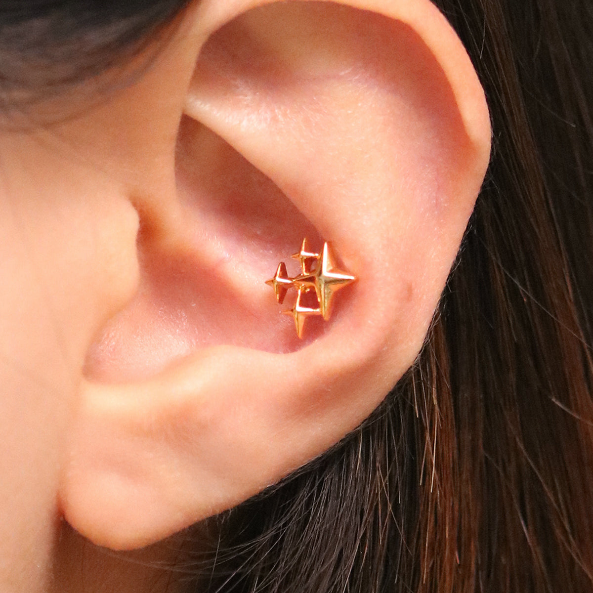 Stunning Bling Body Piercing Jewelry - Trendy & Hypoallergenic for Cartilage, Nose, Ear - Perfect for Parties, Concerts & Everyday Glam