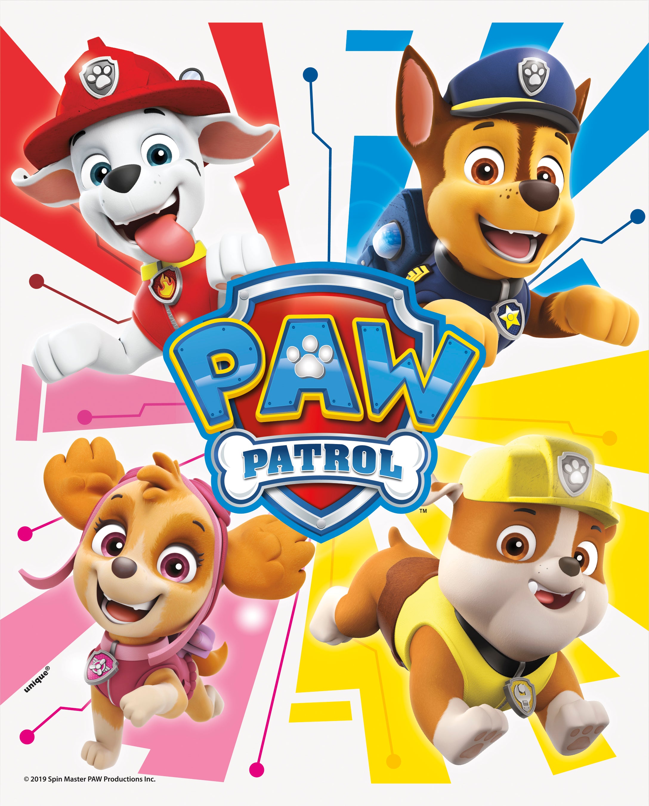 Paw Patrol Party Favor Bags 8-Pack - Premium Loot Bags for Kids Birthday Parties, Goodie Bags for Themed Events & Classroom Rewards