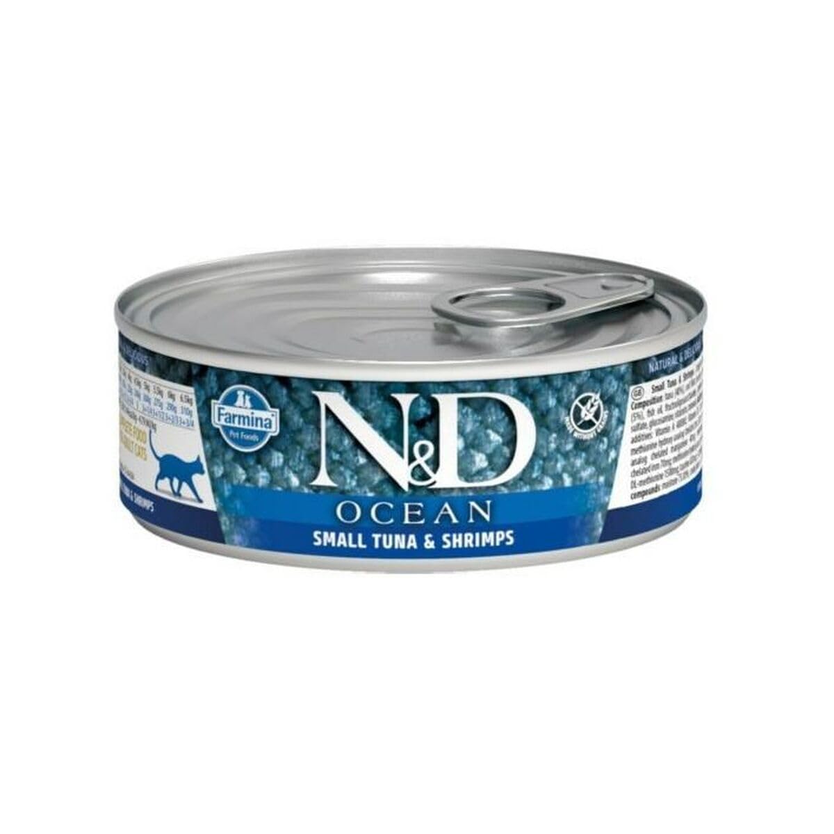 N&D Premium Cat Food with Tuna & Shrimp - 2.8oz Pack - High Protein Meal for Adult Cats - Perfect for Daily Feeding & Weight Management