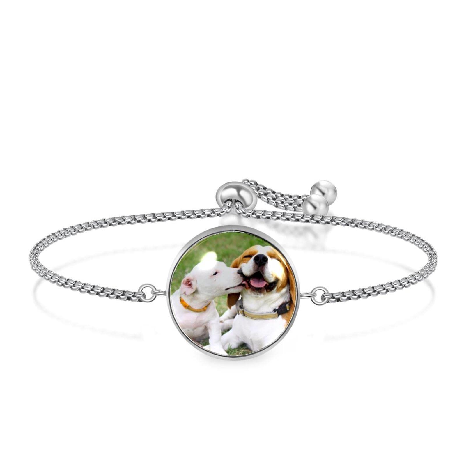 Stylish Expandable Chihuahua Dog Bangle Bracelet for Women - Perfect Christmas & Birthday Jewelry Gift for Women & Girls - Great for Casual Wear, Parties & Special Occasions