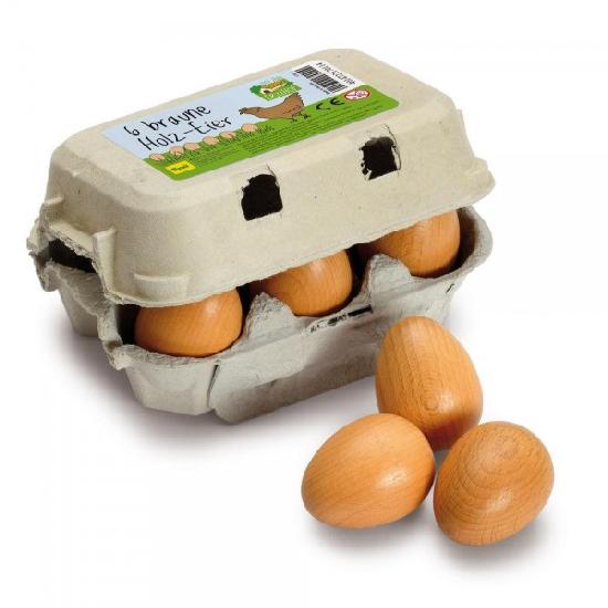 Fresh Erzi Eggs - 6 Pack | Farm-Raised, Organic & Nutrient-Rich Chicken Eggs | Perfect for Breakfast, Baking & Healthy Cooking