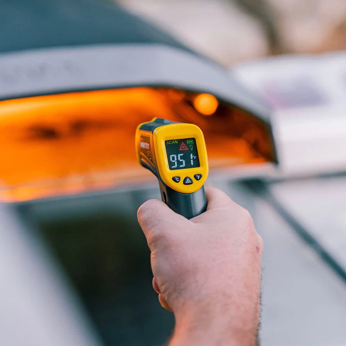 Ooni UU P14100 Infrared Thermometer - Fast & Accurate Digital Temperature Gun for Cooking, Grilling, Baking - Perfect for Pizza Ovens, BBQs, and Kitchen Use