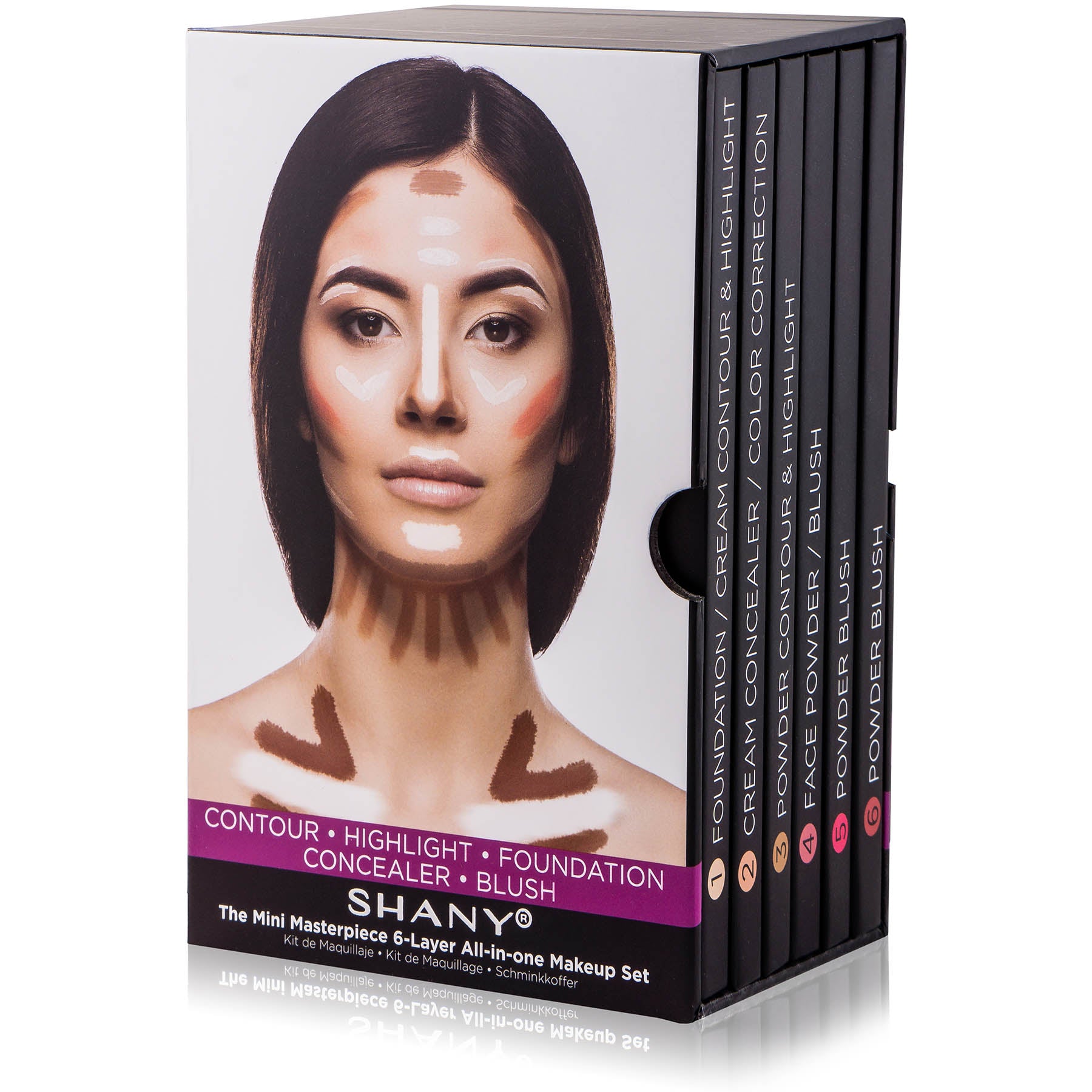 Professional Masterpiece Makeup Kit - Face Shaping, Highlighting & Contouring Palette for Flawless Beauty | Perfect for Daily Makeup, Special Occasions & Photography