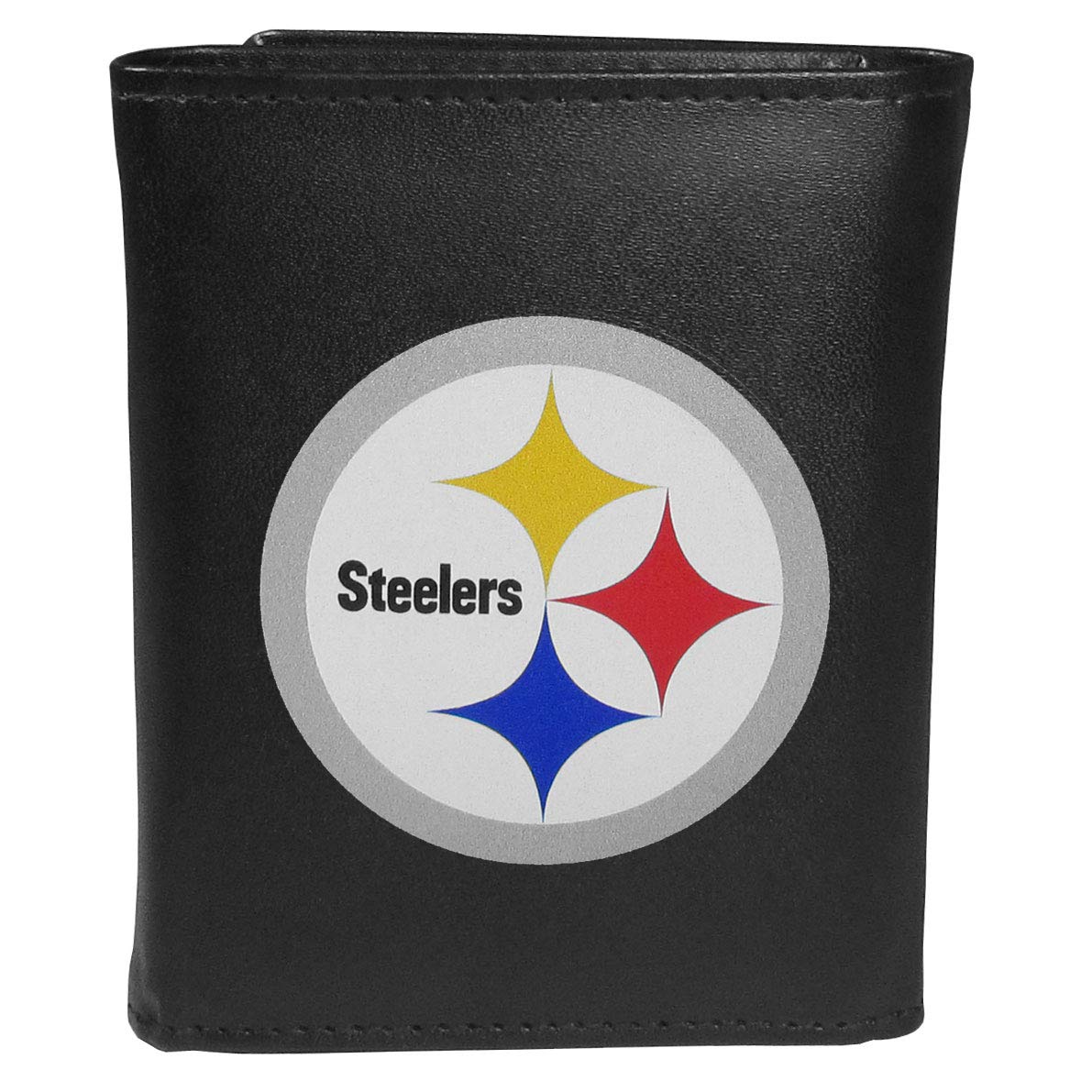 Premium Siskiyou Tri-Fold Leather Wallet with RFID Protection & Durable Steel Keychain - Perfect for Men's Everyday Carry, Travel & Gift Giving