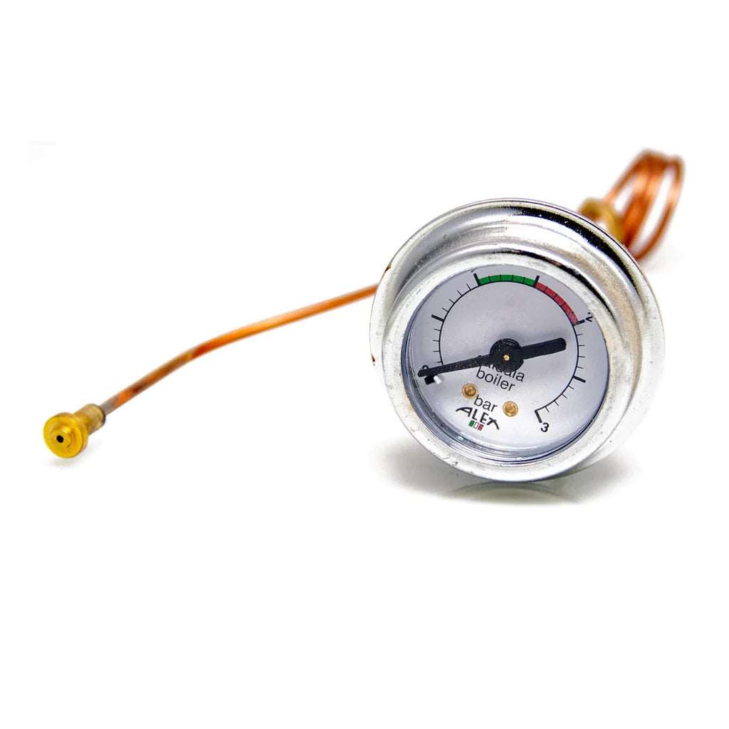 IZ PM530 IZZO ALEX Steam Pressure Gauge 0-3 BAR - Accurate Pressure Monitoring for Coffee Machines, Espresso Makers & Home Brewing