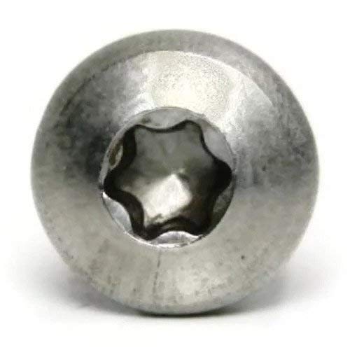 M8-1.25 x 40mm Stainless Steel Torx Pan Head Machine Screws (100-Pack) - Ideal for Automotive, Machinery, and DIY Projects