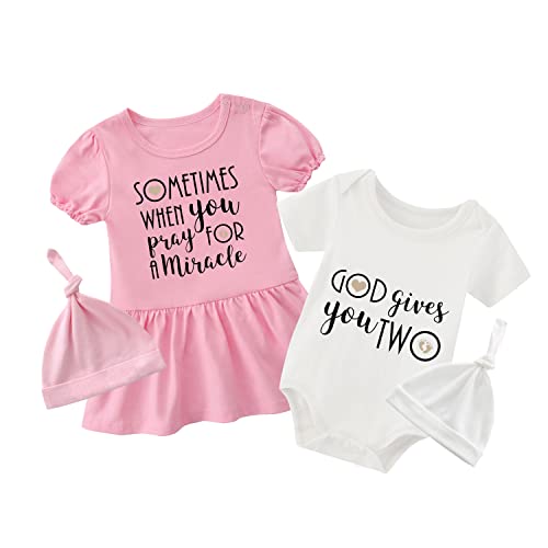 Pink White God Gives You Two