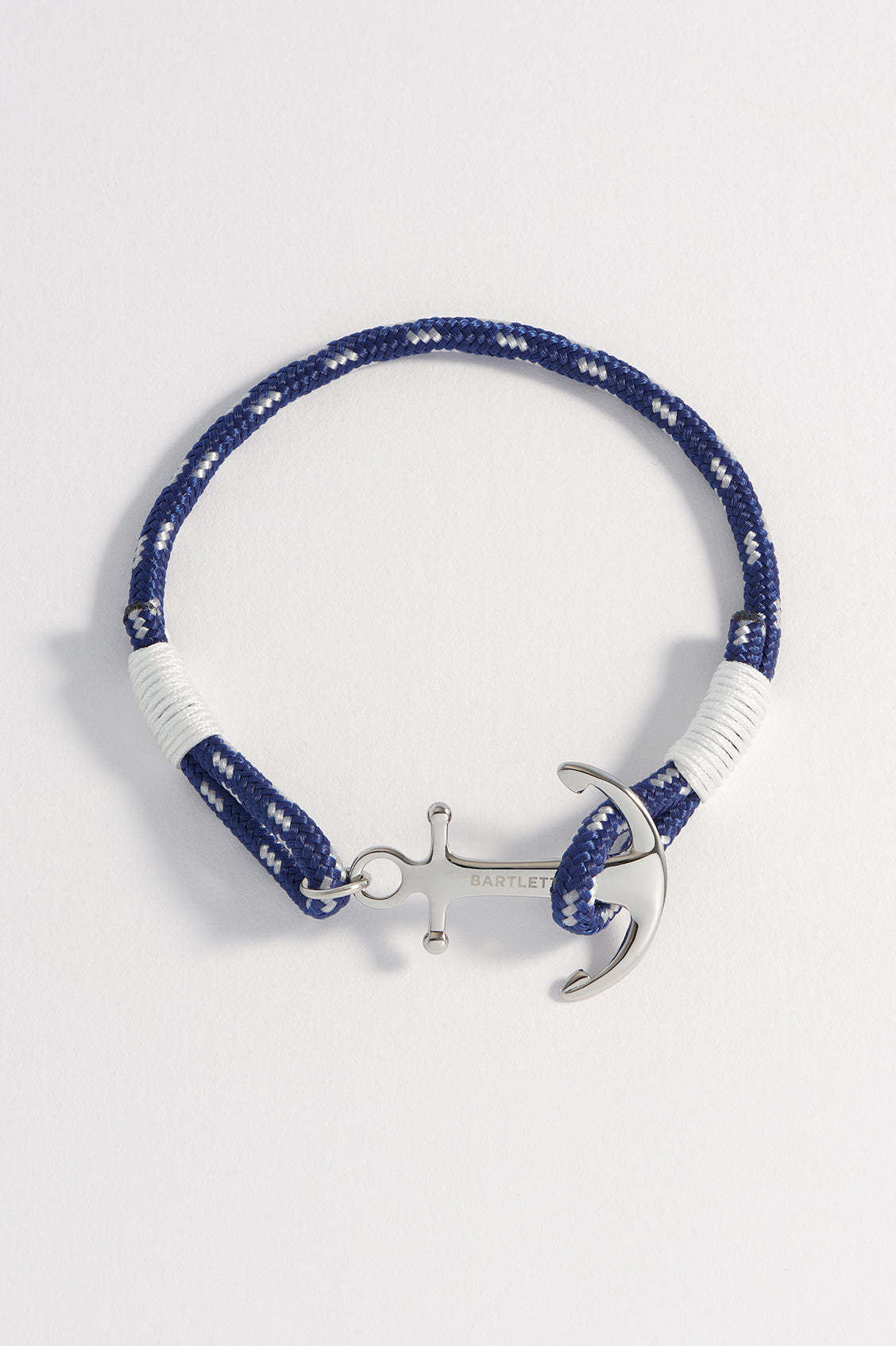 Men's Nautical Anchor Rope Bracelet - Adjustable Waterproof Stainless Steel Jewelry for Beach, Sailing & Outdoor Adventures