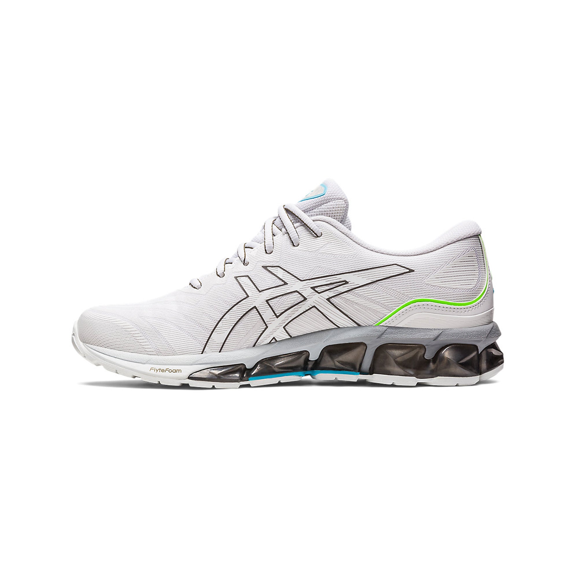 ASICS Gel Quantum 360 7 Running Shoes for Men & Women - White Gunmetal (2023) - Cushioned Support for Long Distance Running, Gym Workouts & Daily Walking