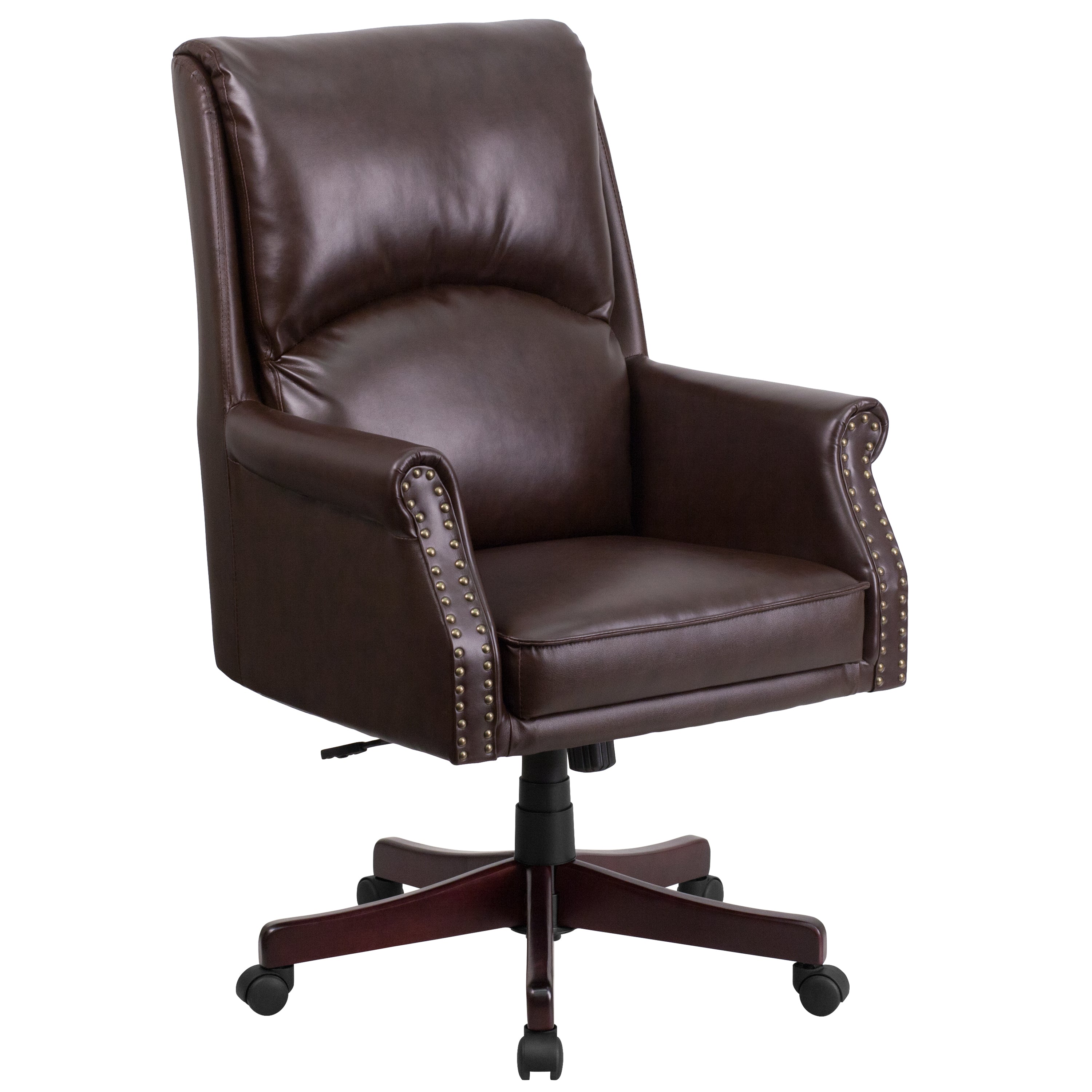 FLASH Hansel High Back Ergonomic Office Chair with Adjustable Arms and Swivel - Perfect for Home Office, Gaming, and Executive Workspaces