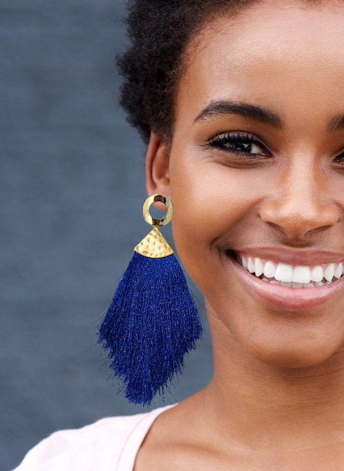 Kensie Fringe Earrings for Women - Trendy Boho Dangle Drop Earrings for Party, Wedding & Everyday Wear | Lightweight Fashion Jewelry Gift