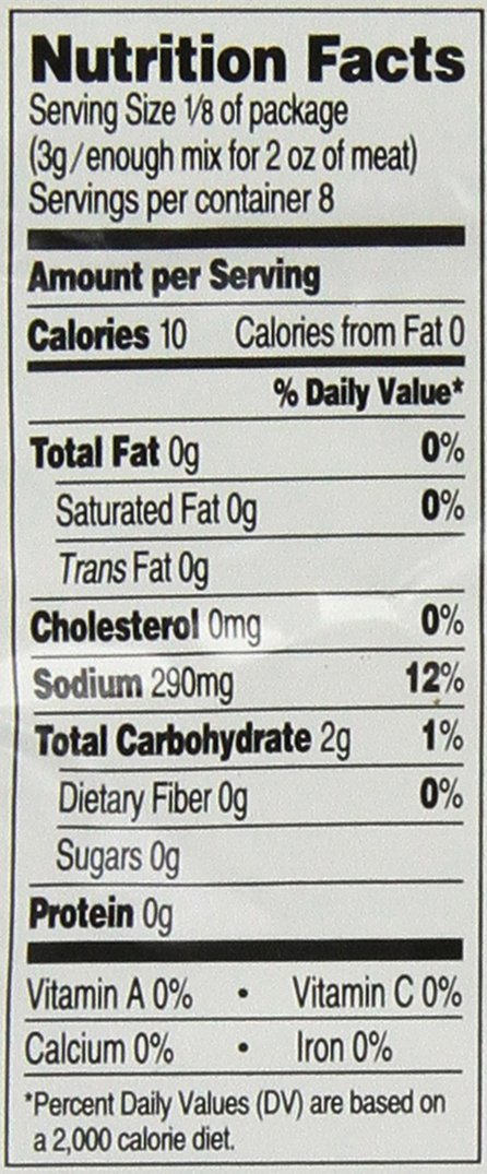 CHI-CHI'S Restaurant Style Seasoning Mix - Diced Onions, Garlic & Green Chiles - 0.78 oz (22g) Pack - Perfect for Tacos, Burritos & Mexican Cooking