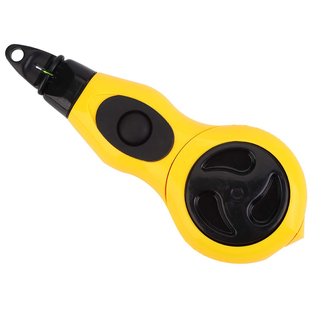 Automatic Chalk Line Marker - Self-Aligning Ink Fountain Chalk Box for Carpentry & Woodworking | Perfect for Framing, Flooring, and DIY Projects
