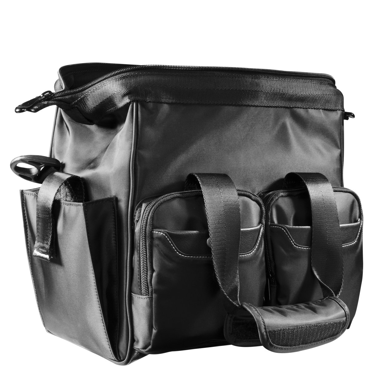 Premium SLR Camera Bag with Removable Padded Compartment - Waterproof & Dustproof Protection for DSLR with Attached Lens + 2 Extra Lenses - Perfect for Travel, Photography & Outdoor Adventures (Black)