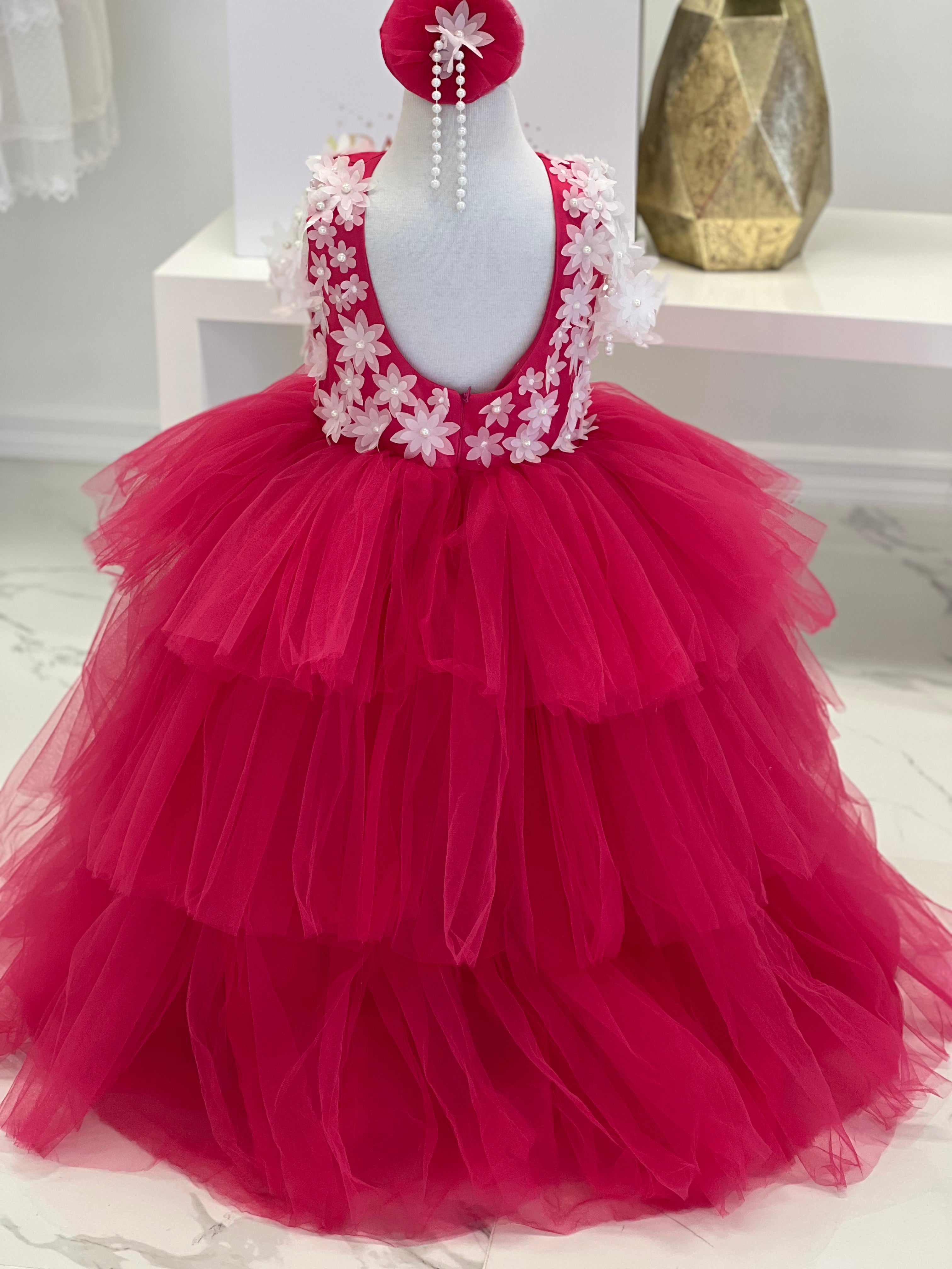 Abigail Dress Fuchsia - Elegant Women's Party Dress for Evening Events & Special Occasions