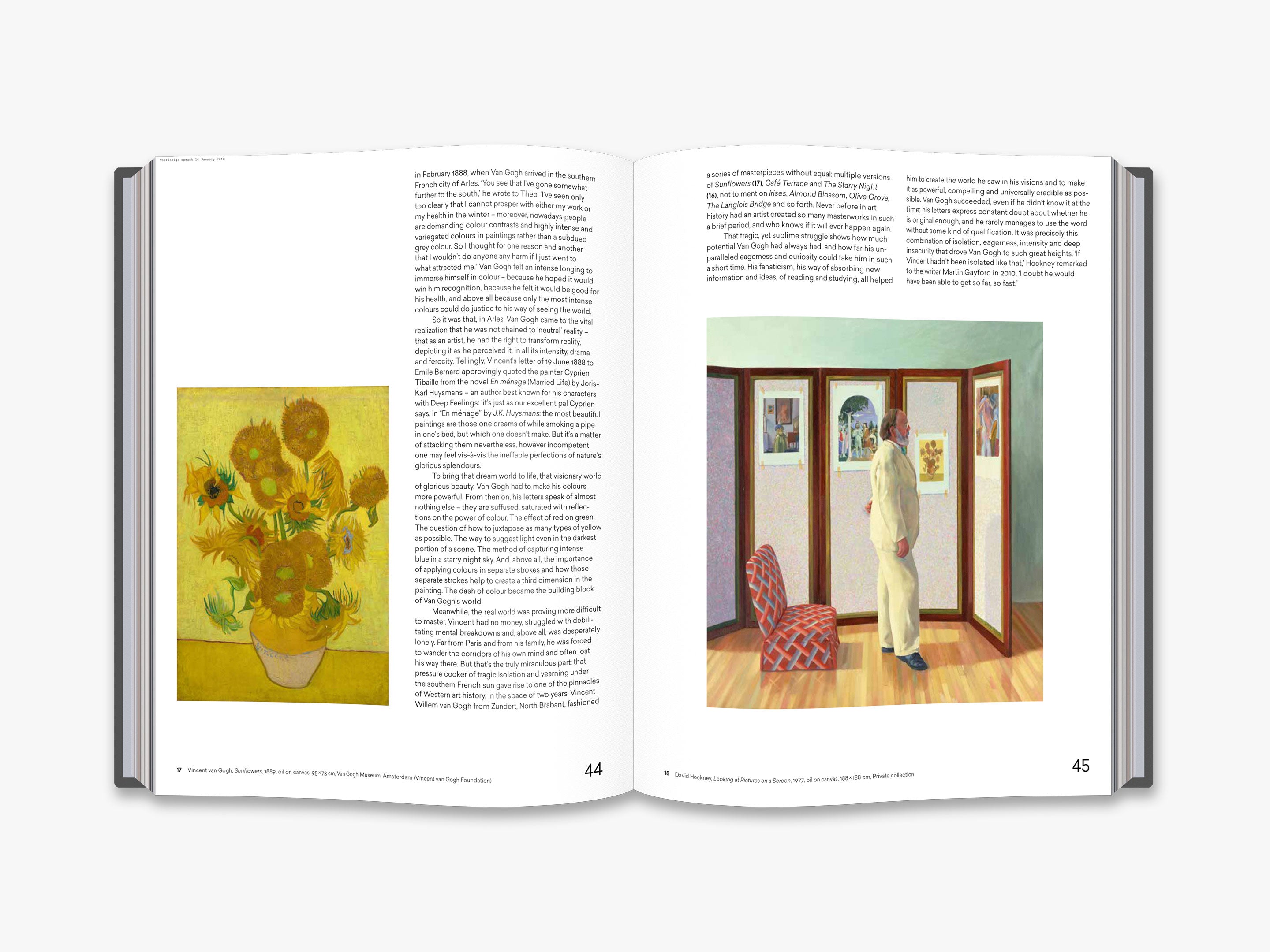 Hockney – Van Gogh: The Joy of Nature Art Book | Famous Landscape Paintings Collection | Perfect for Art Lovers, Home Decor & Gift Ideas