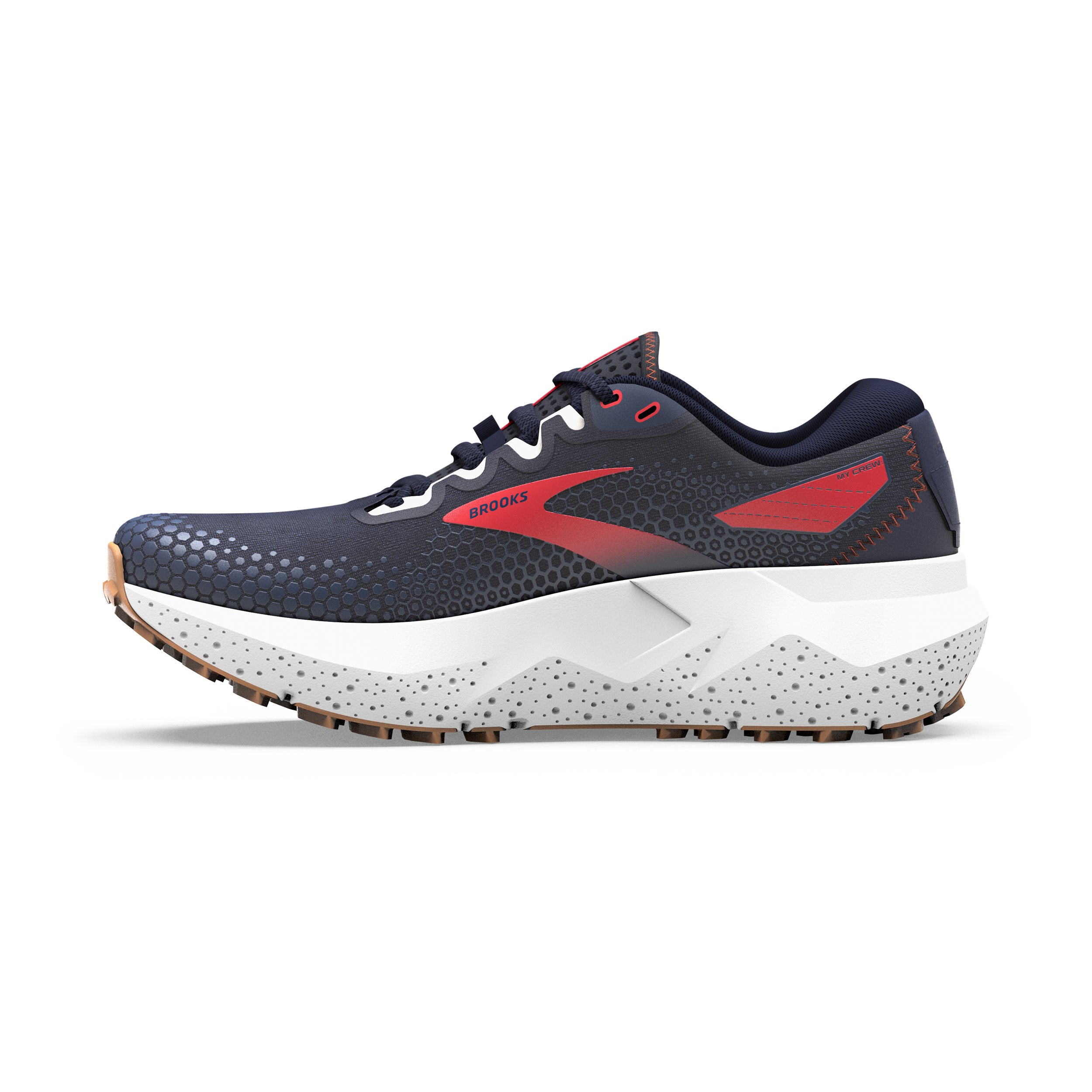 Brooks Caldera 6 Women's Trail Running Shoes (B Width) - Peacoat/Bittersweet/Navy - Lightweight Cushioned for Hiking & Outdoor Adventures