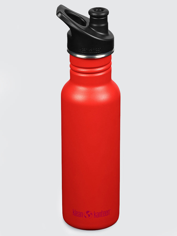 Klean Kanteen Classic Stainless Steel Water Bottle 18oz (532ml) - BPA Free, Leak Proof, Eco Friendly Reusable Bottle for Hiking, Gym, Office & Outdoor Activities