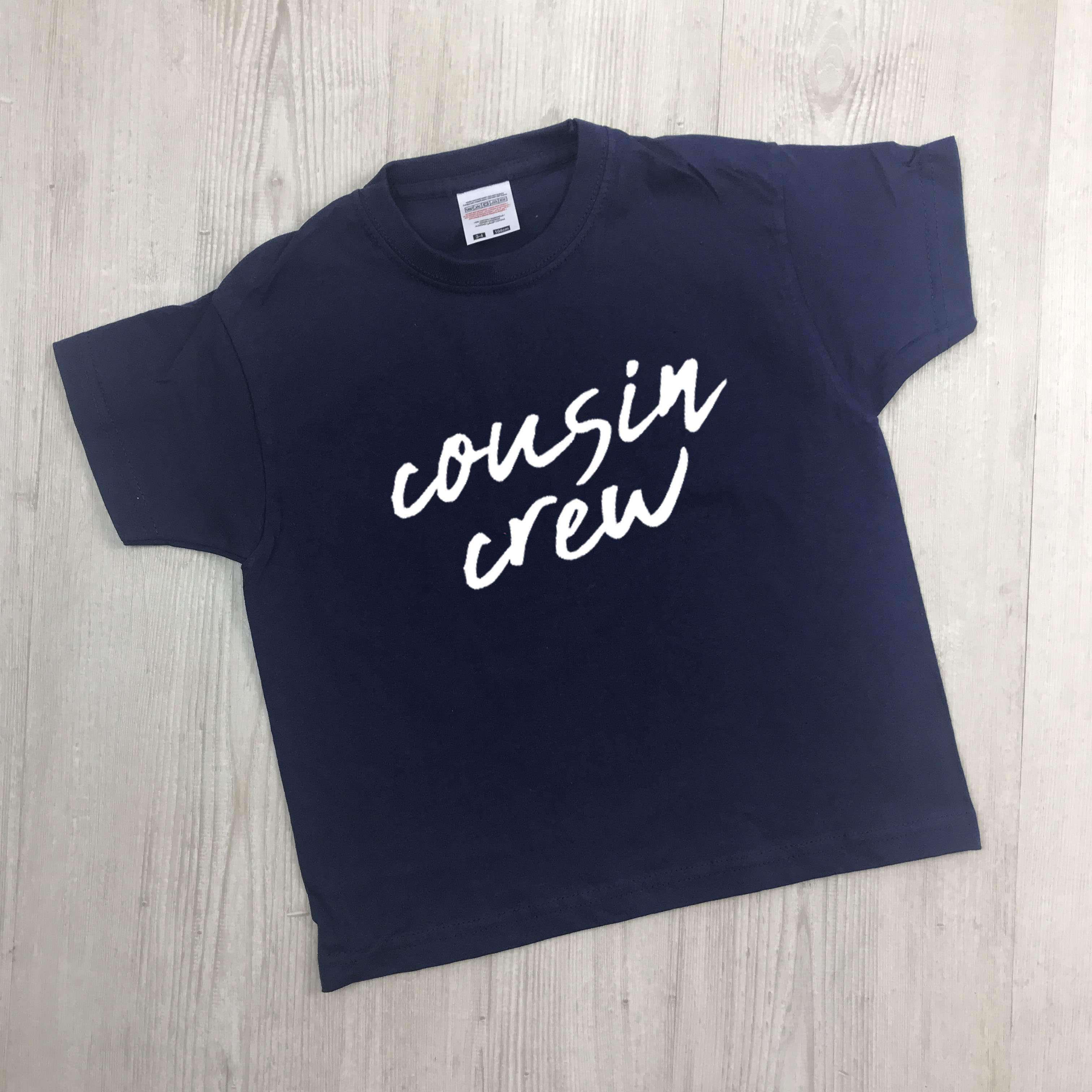 Cousin Crew Script Tees 00 (MRK X) - Trendy Graphic T-Shirts for Men & Women - Perfect for Casual Wear, Street Style & Everyday Outfits