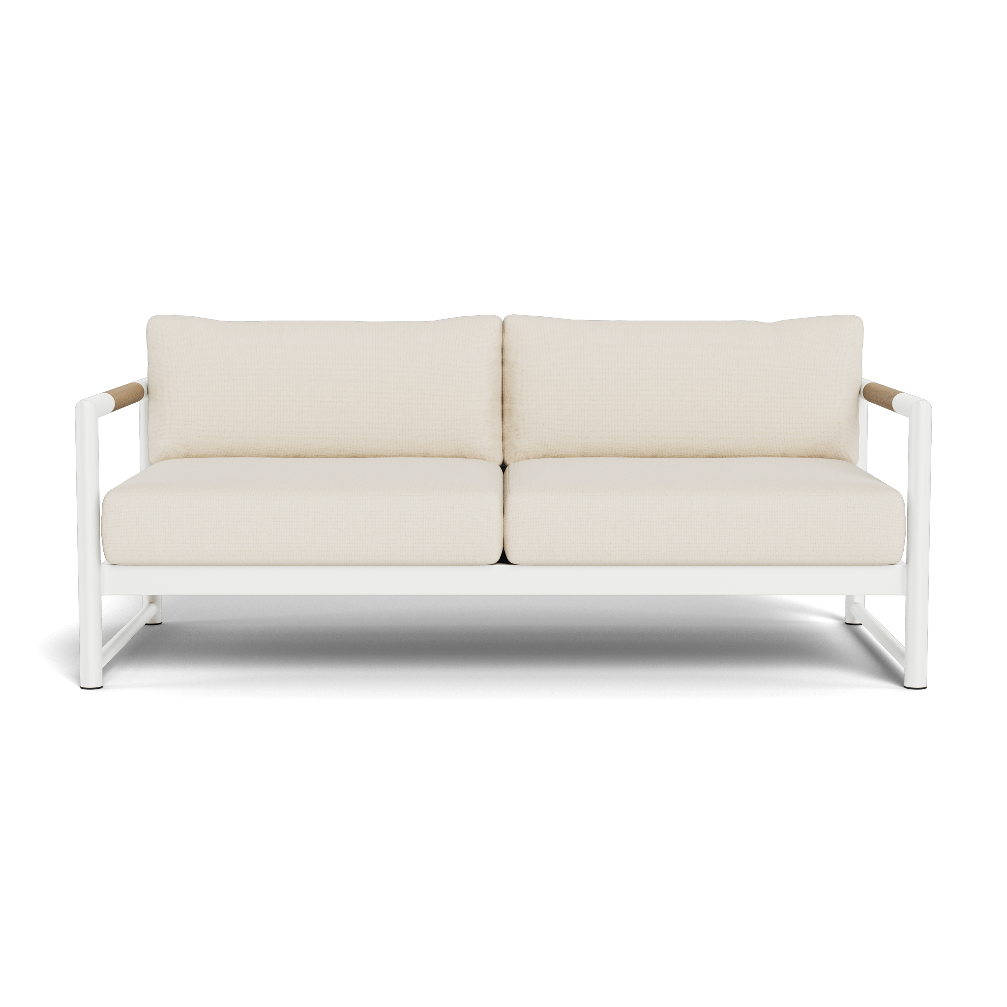 Breeze XL Aluminum 2-Seat Outdoor Patio Sofa - Lightweight & Durable Garden Furniture for Poolside, Deck, or Backyard Relaxation