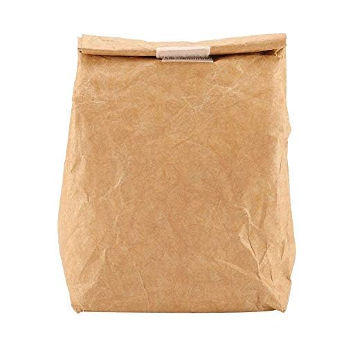 Waterproof Insulated Lunch Box for Women & Men - Eco-Friendly Kraft Paper Lunch Bag for Office, School & Outdoor Picnic (Brown) | Perfect for Work, Hiking & Travel